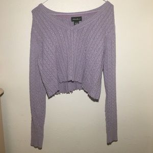 Eddie Bauer Cropped Knit Sweater